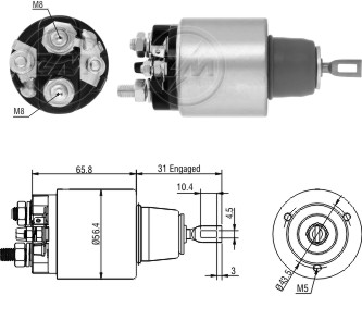 Solenoide Zm SOL-ZM2475