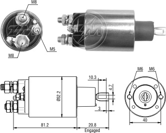 Solenoide Zm SOL-ZM2485