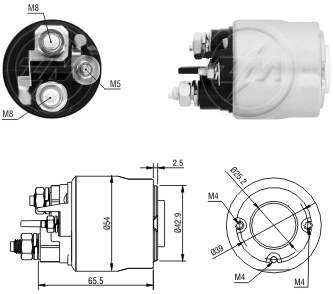 Solenoide Zm SOL-ZM2494