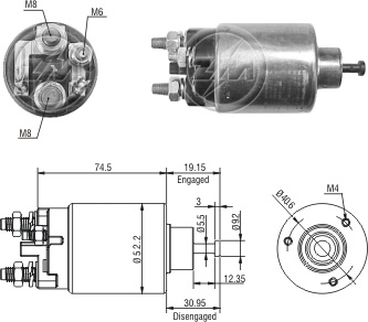 Solenoide Zm SOL-ZM2860