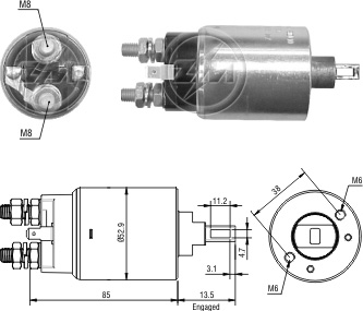 Solenoide Zm SOL-ZM2981