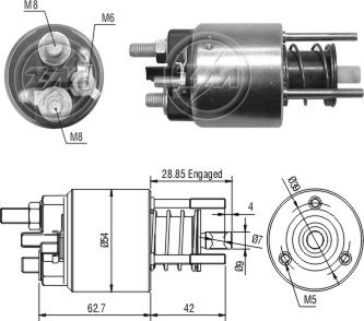 Solenoide Zm SOL-ZM3395