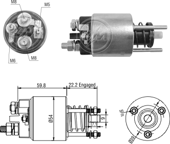 Solenoide Zm SOL-ZM3396