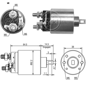 Solenoide Zm SOL-ZM3484