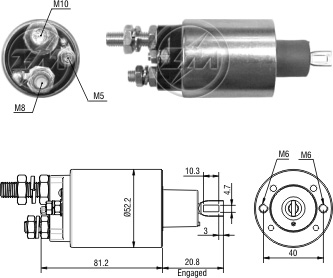 Solenoide Zm SOL-ZM3485