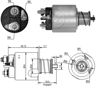 Solenoide Zm SOL-ZM3492