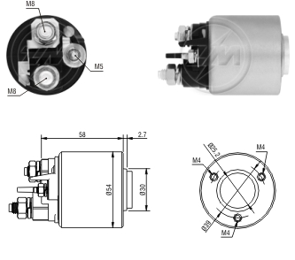 Solenoide Zm SOL-ZM3494