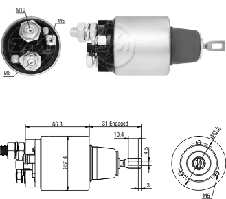 Solenoide Zm SOL-ZM3571