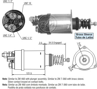 Solenoide Zm SOL-ZM360