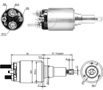 Solenoide Zm SOL-ZM3639