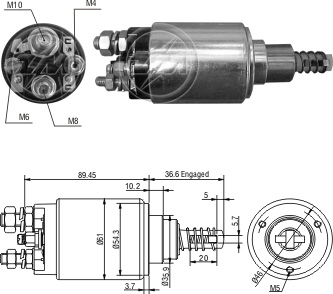 Solenoide Zm SOL-ZM3640