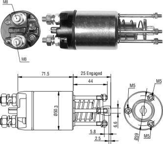 Solenoide Zm SOL-ZM3651