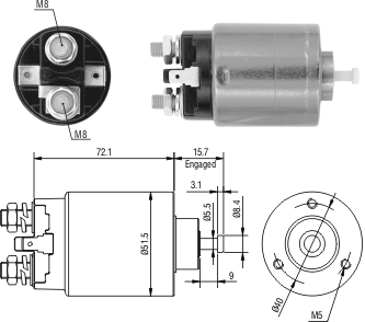 Solenoide Zm SOL-ZM3698