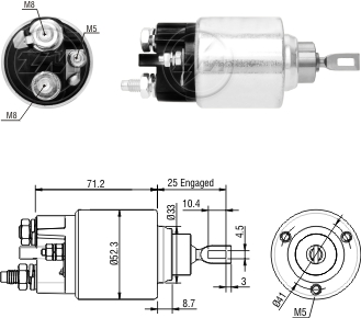 Solenoide Zm SOL-ZM377