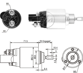 Solenoide Zm SOL-ZM381