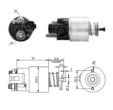 Solenoide Zm SOL-ZM391