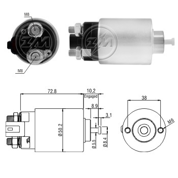 Solenoide Zm SOL-ZM392