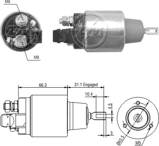 Solenoide Zm SOL-ZM3972