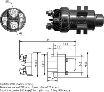 Solenoide Zm SOL-ZM404