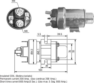 Solenoide Zm SOL-ZM405