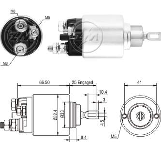 Solenoide Zm SOL-ZM4381