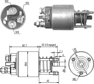 Solenoide Zm SOL-ZM4395