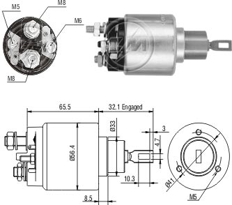 Solenoide Zm SOL-ZM475