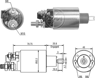 Solenoide Zm SOL-ZM483