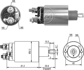 Solenoide Zm SOL-ZM484