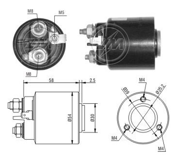 Solenoide Zm SOL-ZM492