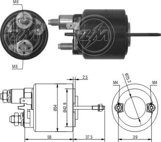 Solenoide Zm SOL-ZM493