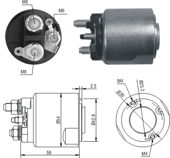 Solenoide Zm SOL-ZM494