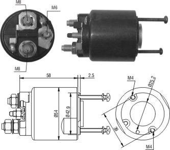 Solenoide Zm SOL-ZM495