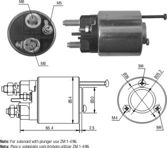 Solenoide Zm SOL-ZM496