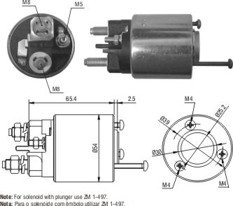 Solenoide Zm SOL-ZM497