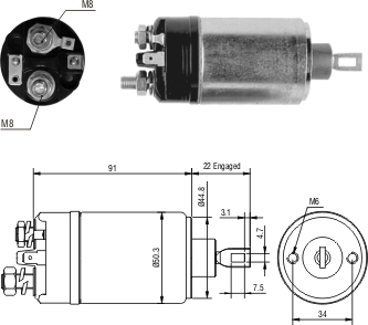 Solenoide Zm SOL-ZM524