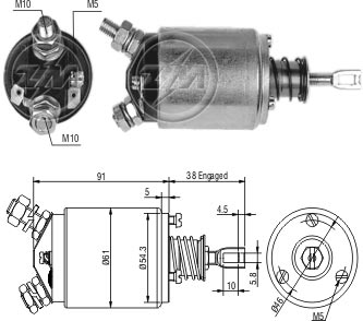 Solenoide Zm SOL-ZM533