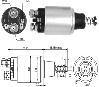 Solenoide Zm SOL-ZM537