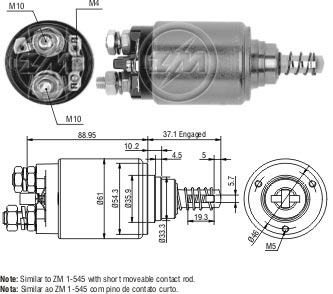 Solenoide Zm SOL-ZM545