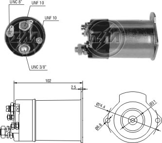 Solenoide Zm SOL-ZM551