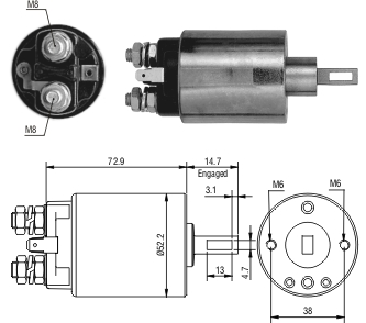 Solenoide Zm SOL-ZM584