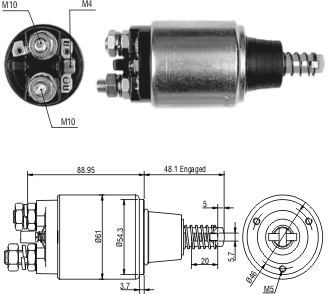 Solenoide Zm SOL-ZM638