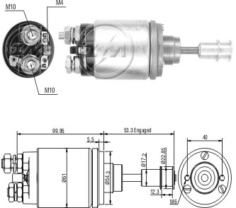 Solenoide Zm SOL-ZM643