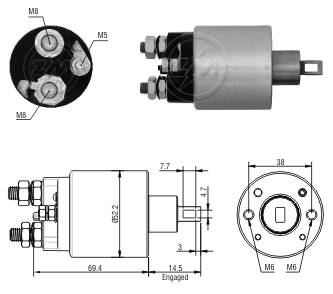 Solenoide Zm SOL-ZM6485