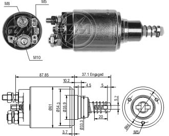 Solenoide Zm SOL-ZM653