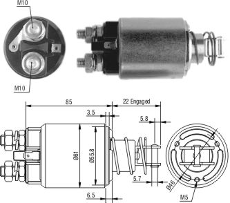 Solenoide Zm SOL-ZM655