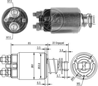 Solenoide Zm SOL-ZM657