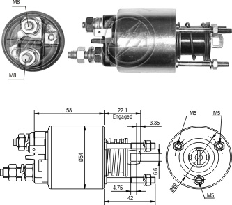 Solenoide Zm SOL-ZM6595