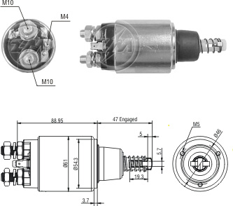 Solenoide Zm SOL-ZM6640