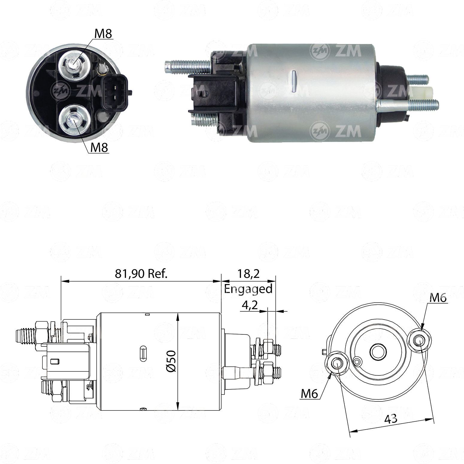 Solenoide Zm SOL-ZM669